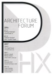 2016/2017 PHX Architecture Forum Schedule